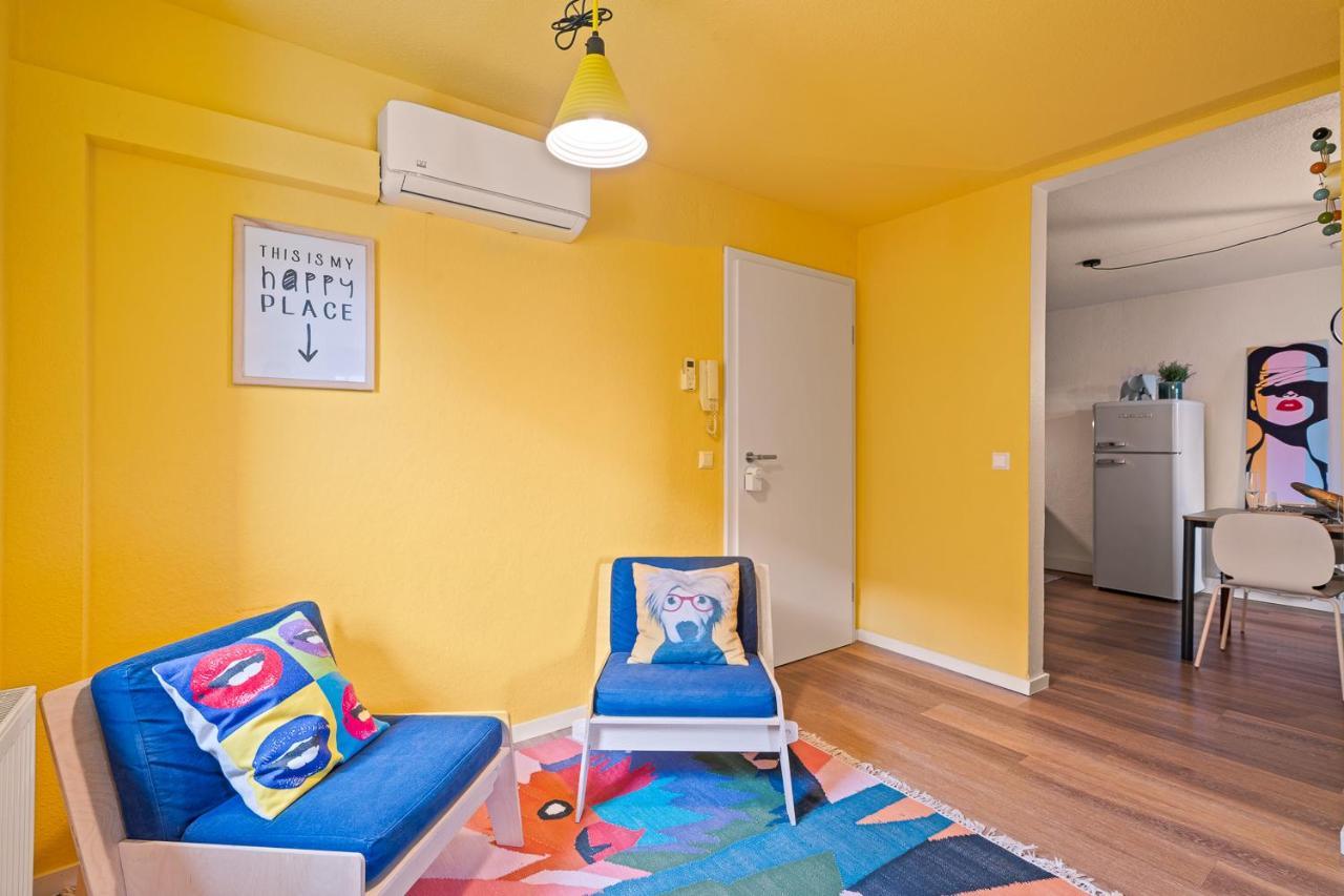 Farbenfrohe Altbauwohnung, Top Ausstattung Friedrichshafen Luaran gambar
